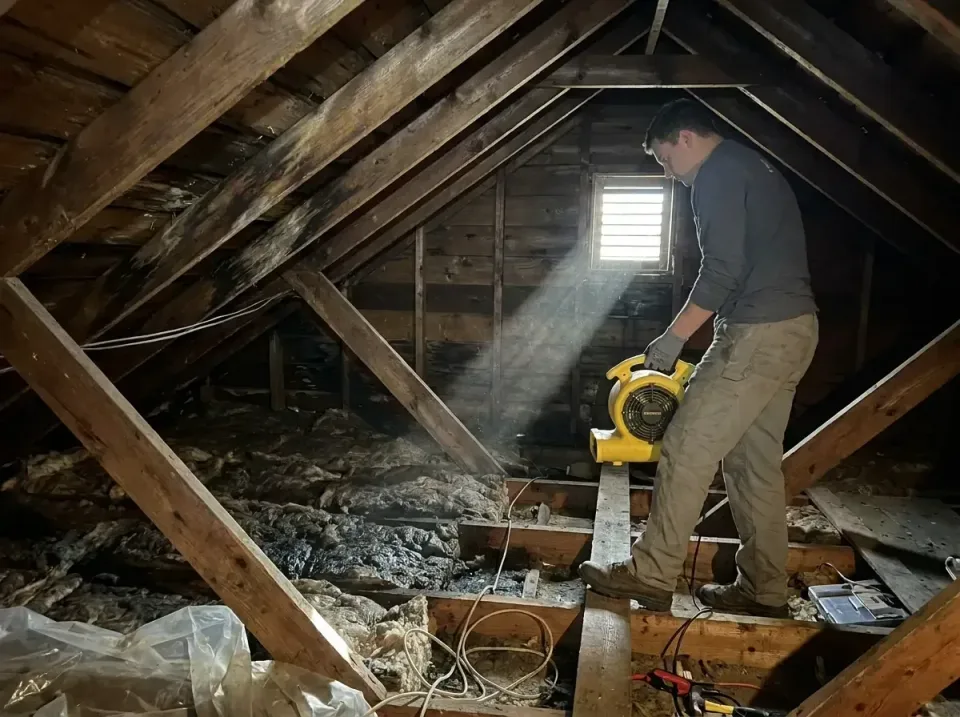 attic-water-damage-drying-proc-007 — frequently asked questions, Emergency Water Extraction & 24/7 Flood Response in Ottumwa…